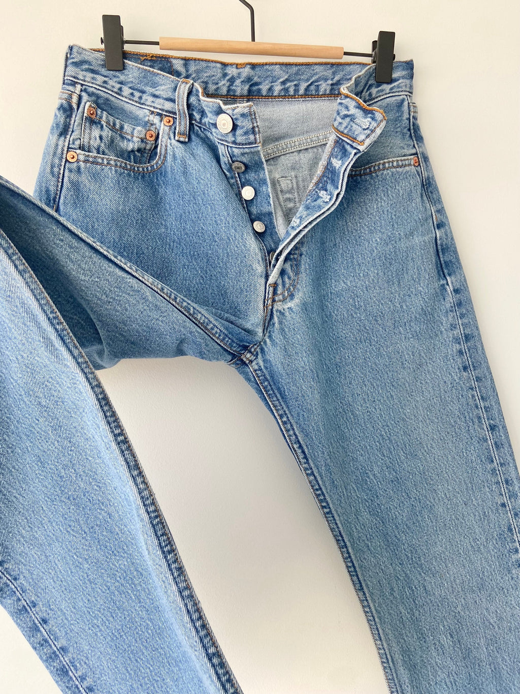 Levis 501 jeans w28 L32 blue denim blue Levi’s vintage 501