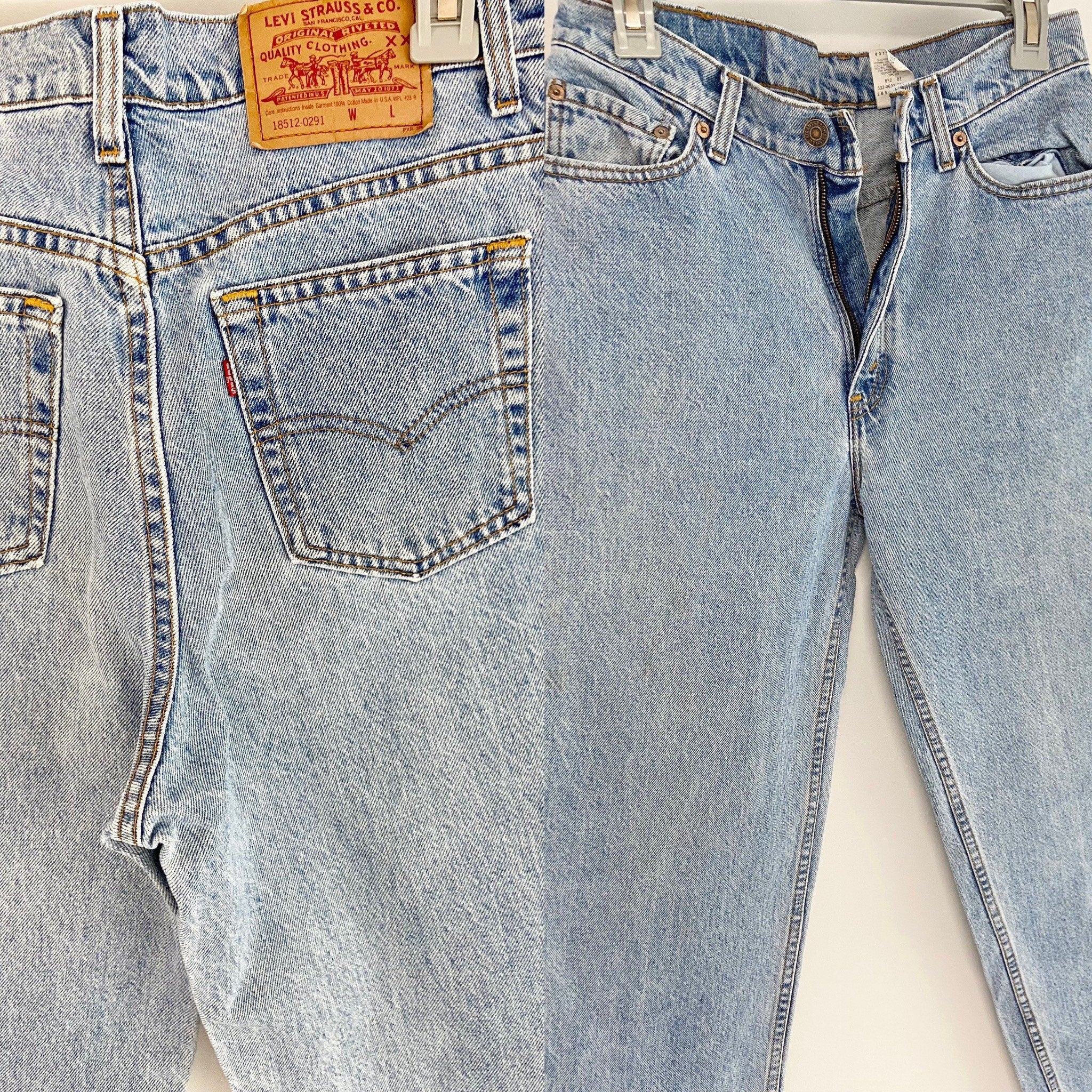 Vintage Levi’s 18512 0291 90s  w29” L30” made in USA