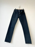 Levi’s 501 vintage w27 L33 Levi’s 501 black straight leg black 501 vintage black 501 worn vintage Levi’s