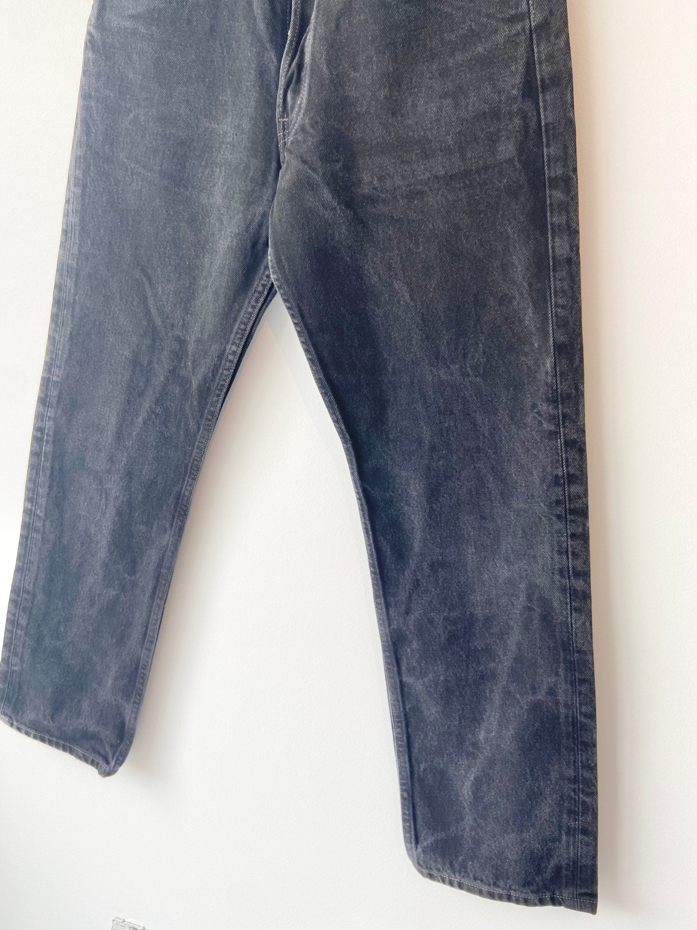 w28 L29 Black Vintage Levi’s 501 made in Mexico 90s straight leg