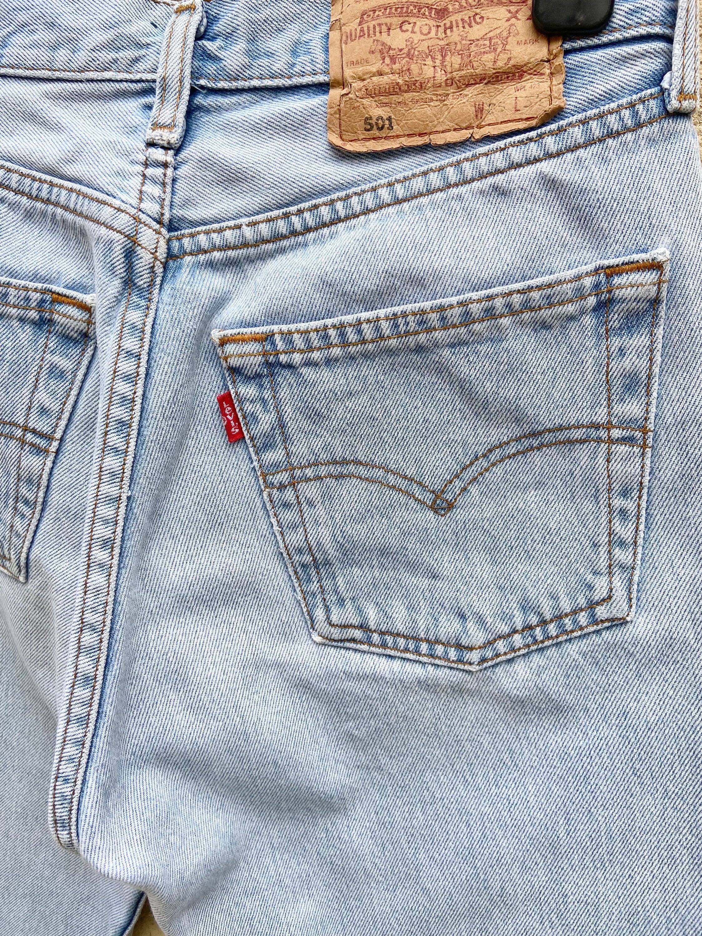 Vintage Levi’s 501 w26 L27  90s