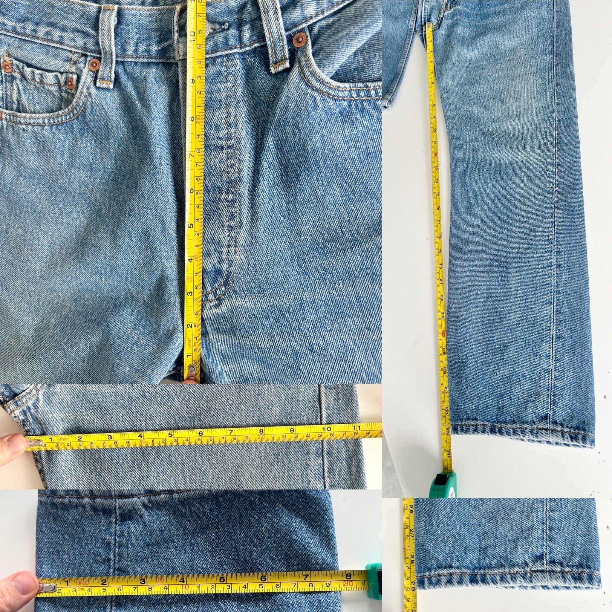 Levis 501 vintage w28 L29 Levi’s medium blue faded made y2k straight leg 501 vintage Levi’s 501