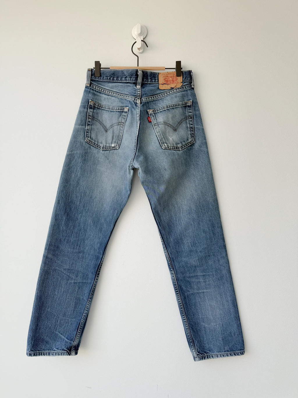 Levis 521 vintage w28/29 L28 dark faded blue 521 made in y2k straight leg jeans 521 28”/29” waist