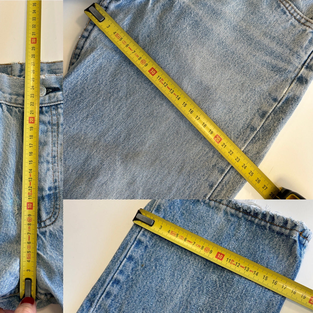 w23 L28 Levis 701 jeans light stonewash blue Levi’s 701 vintage light blue worn vintage Levi’s 80s made in USA