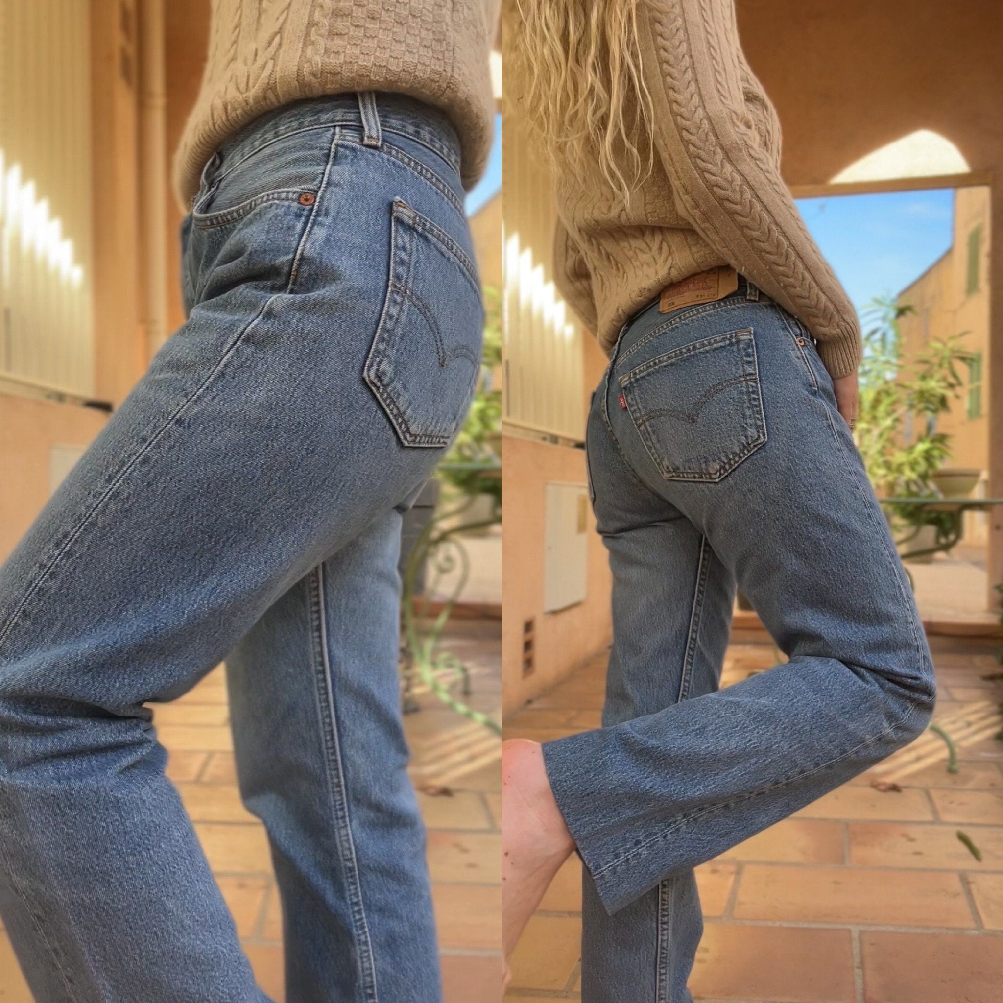 Levi’s 501 jeans w29 L27 faded denim vintage Levi’s 501s straight leg vintage levis 501 jeans