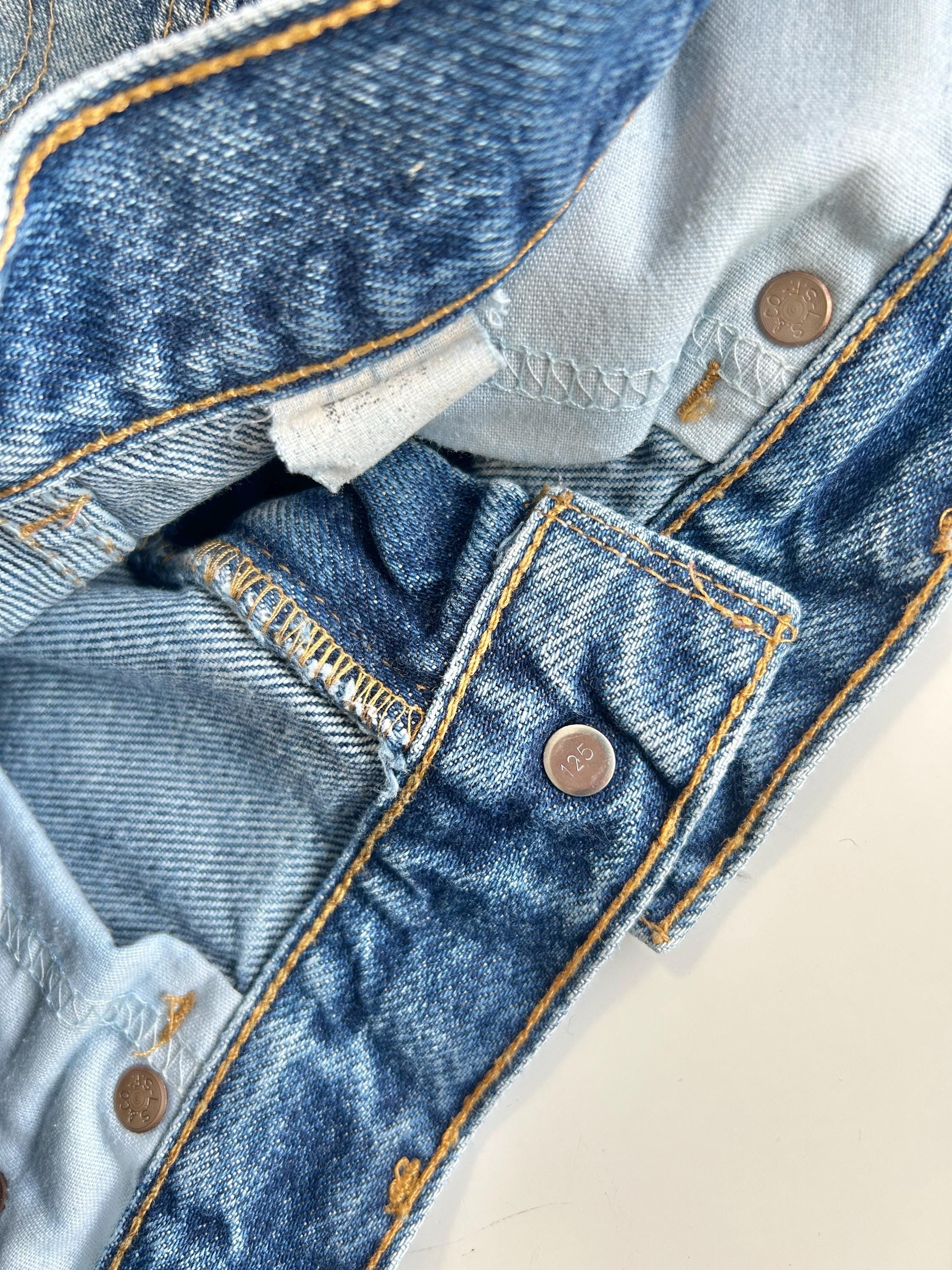 Levis 518 vintage w24 L27 Levi’s dark faded blue faded blue straight bootcut made in 90s 518 vintage 501  24” waist