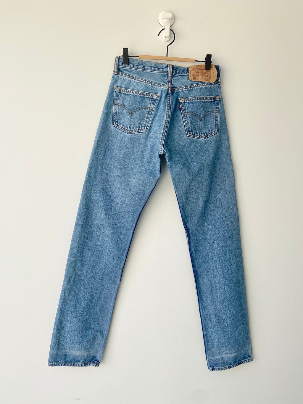 Levis 501 jeans w28 L32 blue denim blue Levi’s vintage 501