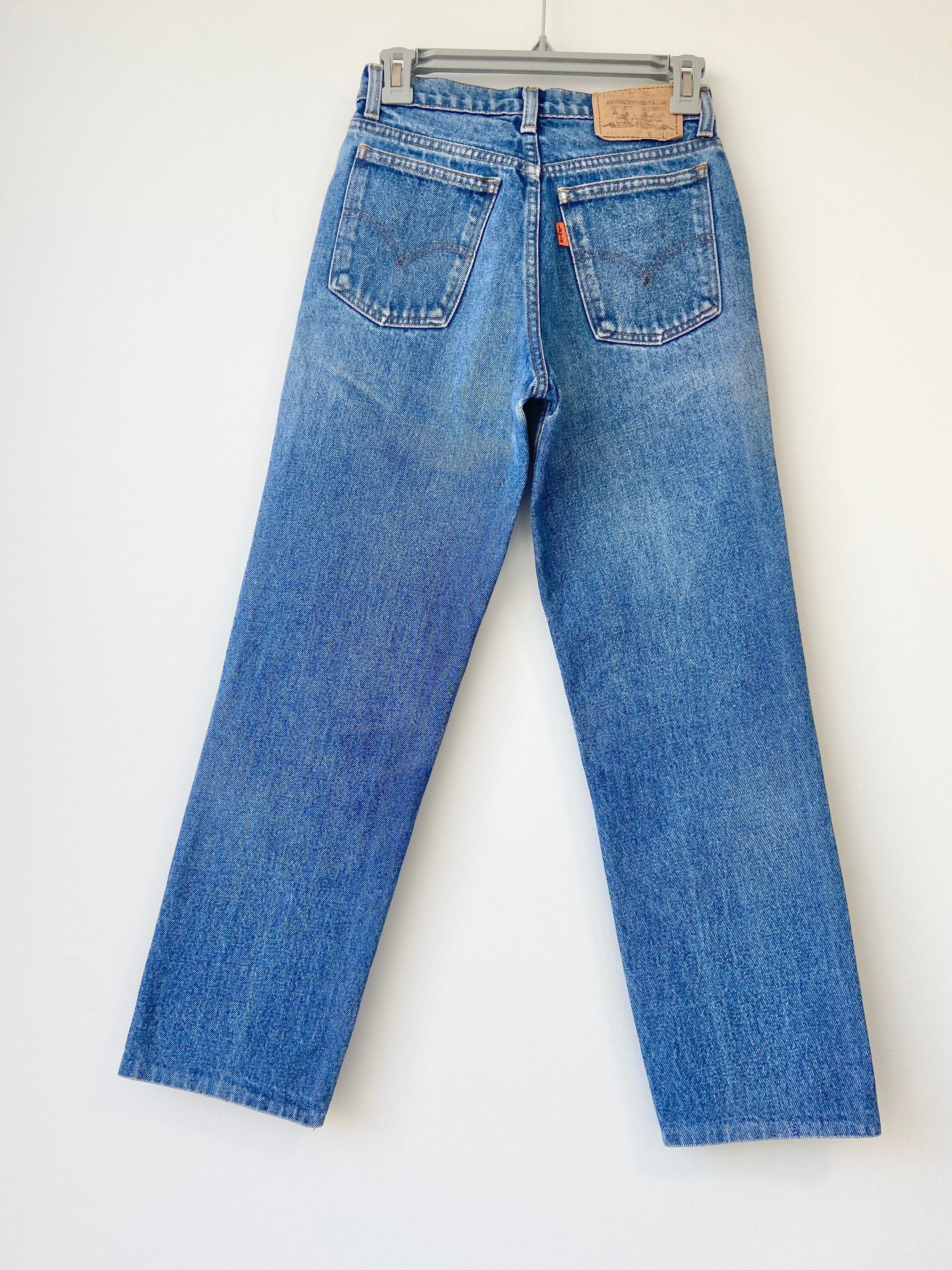 Vintage Levi’s 631 w26” L26” made in spain 80s orange tab