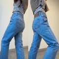 w27 L27 Levis 501 jeans medium blue Levi’s 501 vintage blue 501 vintage Levi’s made 90s made in USA
