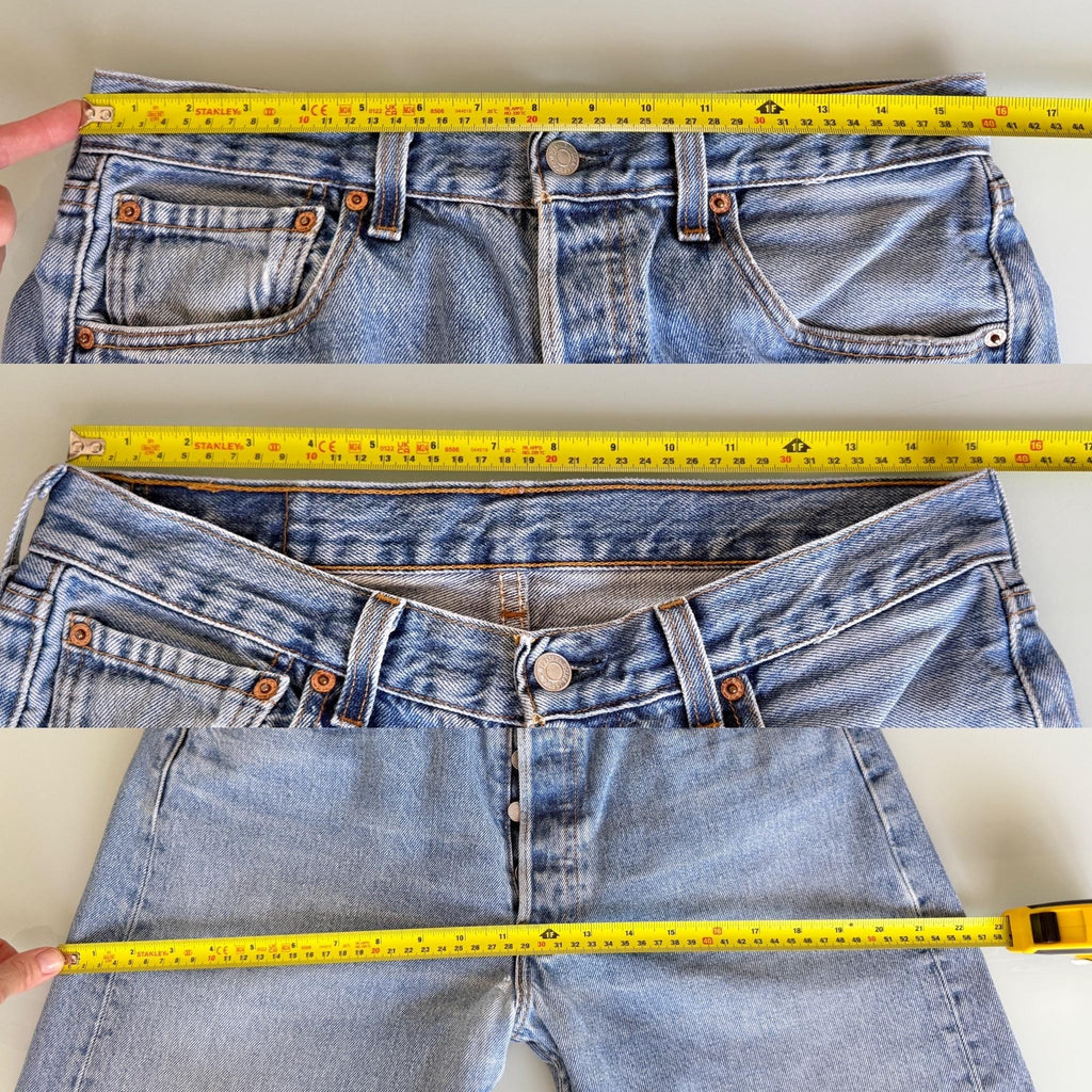W31 L31 Levis 501 vintage 30-31” measured waist made in USA 90s