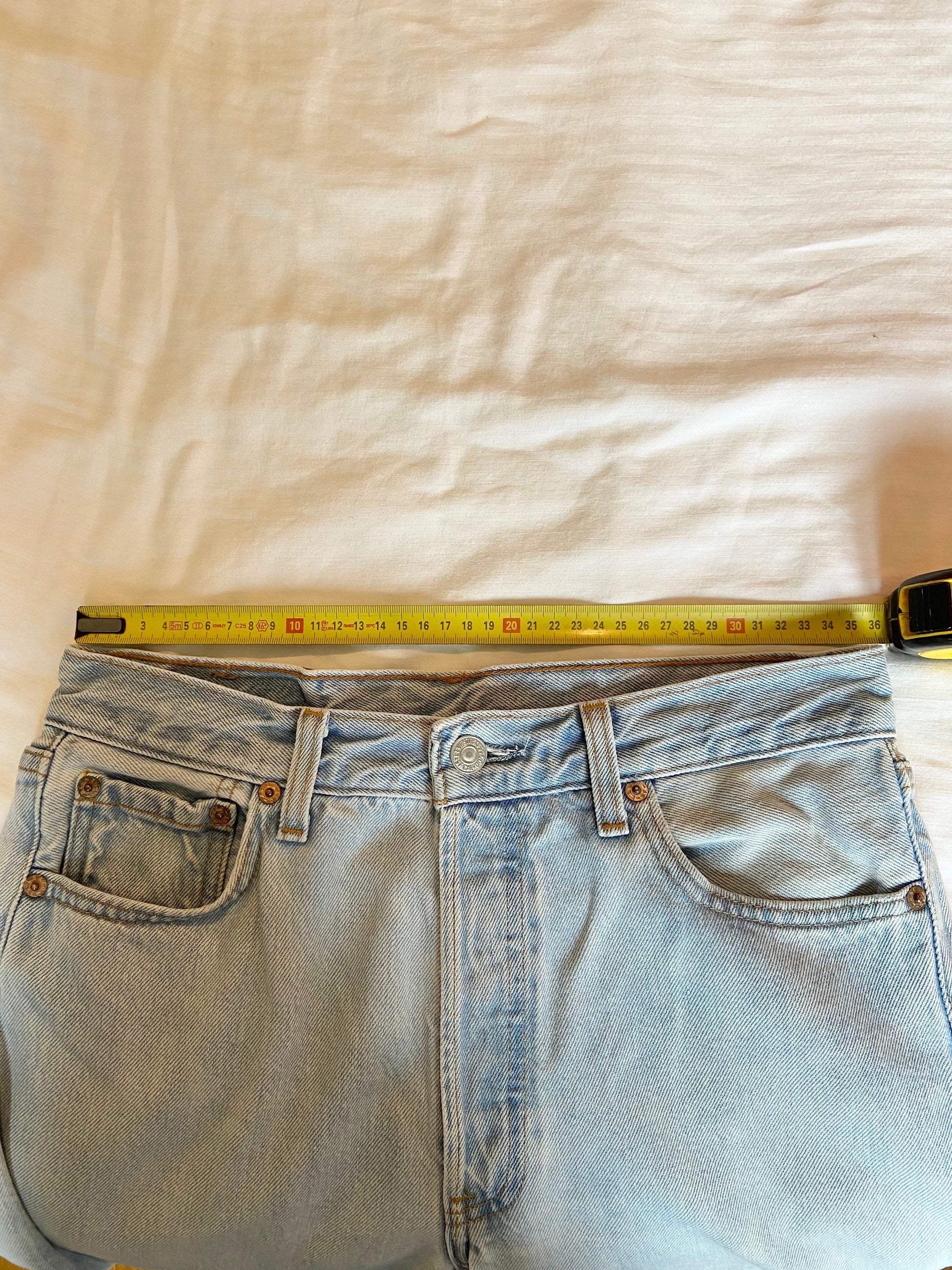 Soft Vintage levis 501 jeans w27” stone wash light blue