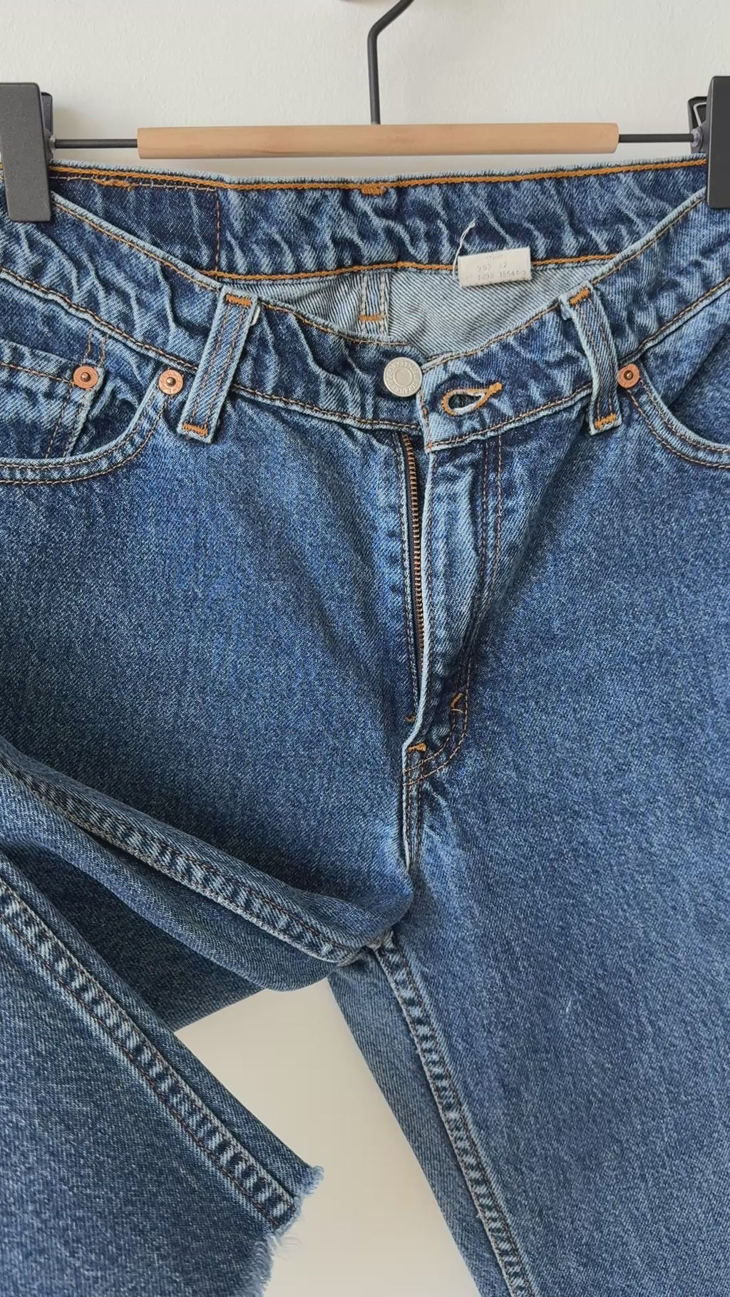 W28 L25 vintage Levis 517 28” measured dark blue 90s Levi’s 517s
